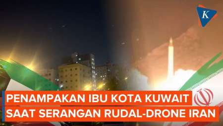 Suasana Kota Kuwait Saat Sirene Peringatan Meraung di Tengah Serangan Iran