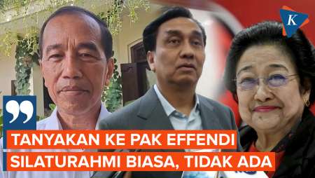 Jokowi Bantah Bertemu Effendi Bahas Megawati Mundur