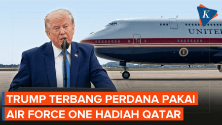 Trump Perdana Gunakan Air Force One Baru Hadiah Dari Qatar