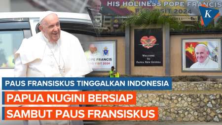 Paus Fransiskus Tinggalkan Indonesia, Berlanjut ke Papua Nugini