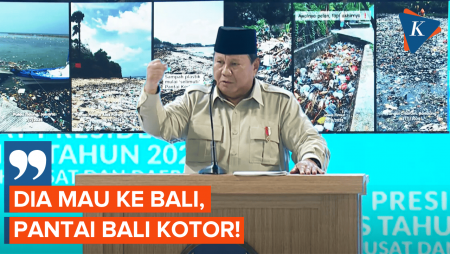 Soroti Sampah Di Bali, Prabowo Ungkap Momen Dikritik Jenderal Korea