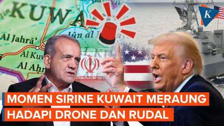 AS-Iran Saling Gempur, Kuwait Nyalakan Sirine Hadapi Rudal dan Drone