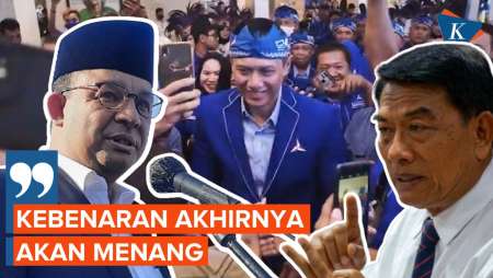 Ekspresi Puas Anies dan AHY Usai Moeldoko Gagal Rebut Demokrat