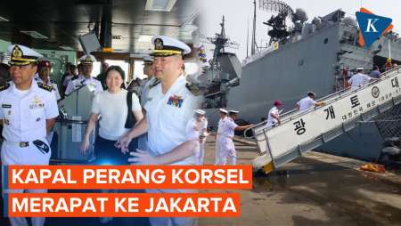 Kapal Perang Korea Selatan Merapat ke Jakarta