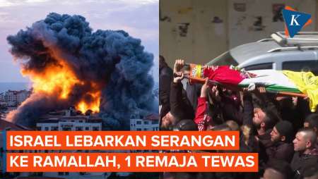 Militer Israel Lancarkan Serangan Terbesarnya di Ramallah