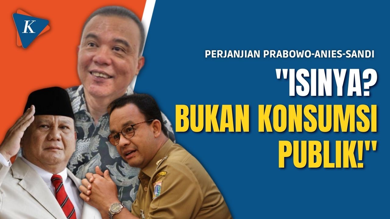 Dasco Ogah Beberkan Isi Perjanjian Politik Prabowo, Anies dan Sandiaga