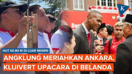 Kemeriahan HUT ke-80 RI di Turkiye dan Belanda, Patrick Kluivert Ikut Upacara