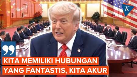 Momen Trump Dan Xi Jinping Duduk Satu Meja Di Tengah Ketegangan Perang Iran
