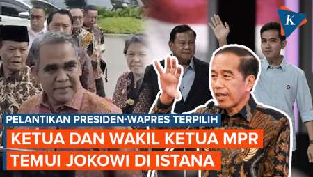 MPR Temui Presiden Jokowi, Sampaikan Undangan Pelantikan Prabowo-Gibran 20 Oktober 2024