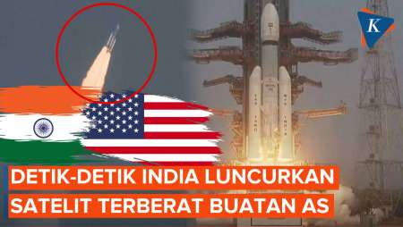 Momen India Sukses Luncurkan Roket LVM3-M6, Bawa Satelit Terberat Buatan AS