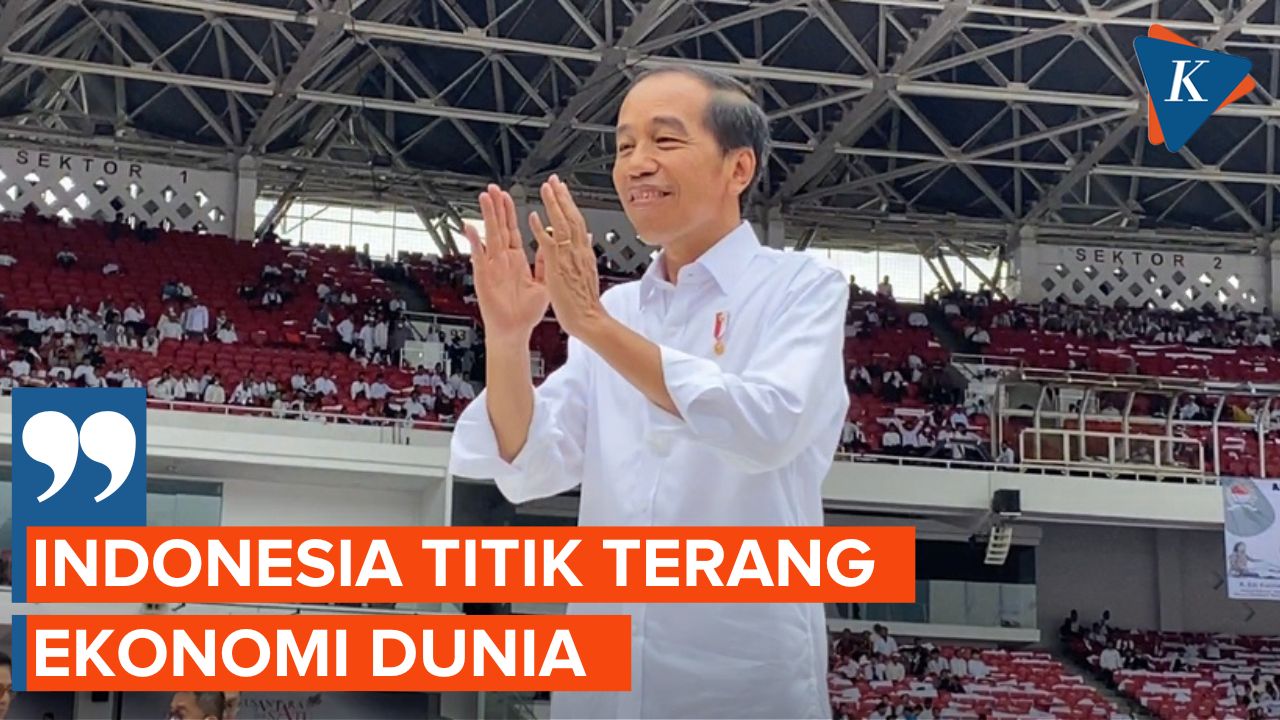 Jokowi Banggakan Ekonomi Indonesia Tumbuh Kala Krisis Dunia