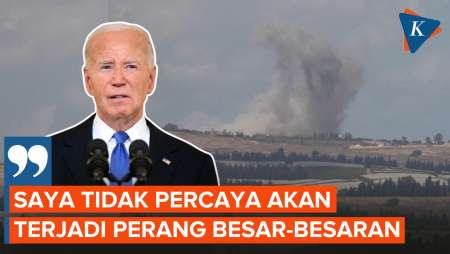 Biden Tak Percaya Akan Ada Perang Besar di Timur Tengah