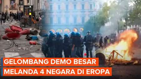 Demo Di 4 Negara Eropa Memanas, Perancis Rusuh Hingga Portugal Protes Biaya Hidup