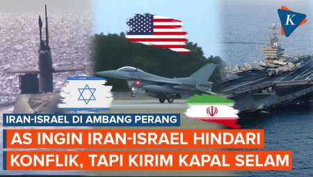 Ingin Iran-Israel Hindari Konflik, tapi AS Kirim Kapal Selam ke Timur Tengah