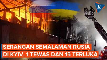 Kyiv Digempur Rudal dan Drone Rusia, Gedung hingga Jembatan Rusak