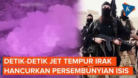 Momen Jet Tempur F-16 Irak Hancurkan Tempat Persembunyian ISIS