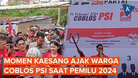 Kaesang Ajak Warga Coblos PSI: Partai Warna Merah yang Ketumnya…