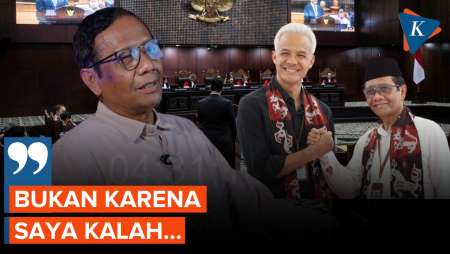 Mahfud MD: Demokrasi dan Hukum Indonesia Mundur, Bukan karena Saya Kalah