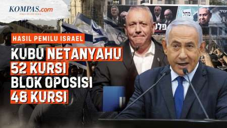 Pengumuman Hasil Resmi Pemilu Israel: Blok Netanyahu 53 Kursi, Kubu Oposisi 48 Kursi
