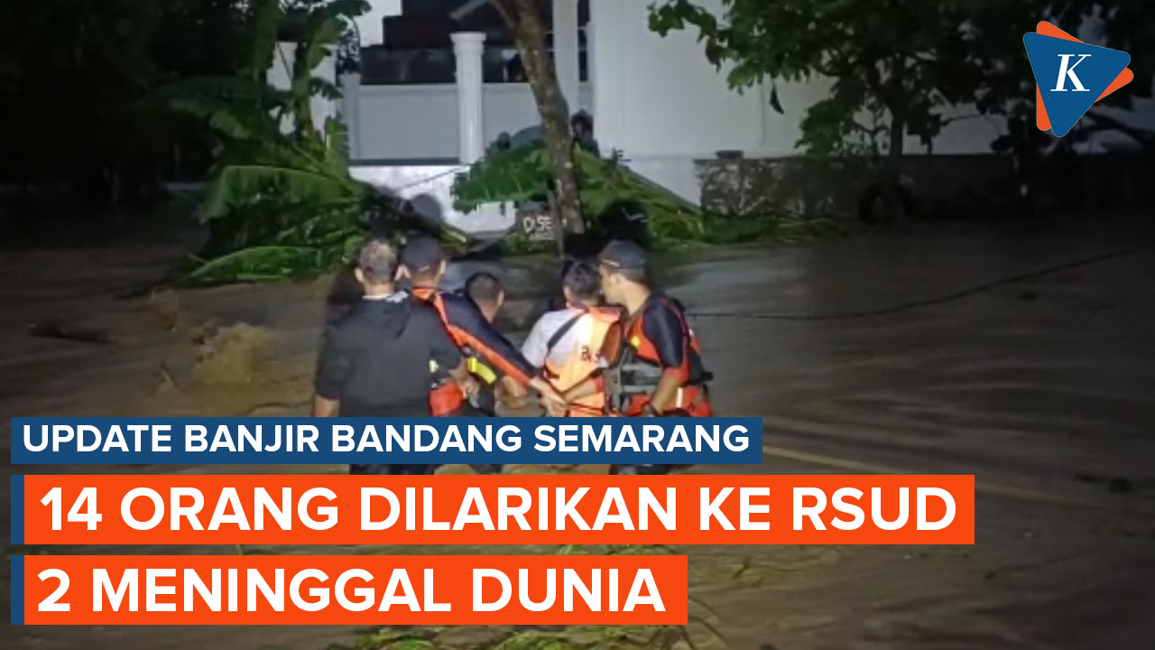 14 Korban Banjir Semarang Dilarikan Ke Rumah Sakit