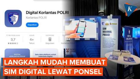 Cara Mudah Buat SIM Digital Di Aplikasi Korlantas Polri, Cuma Lewat HP