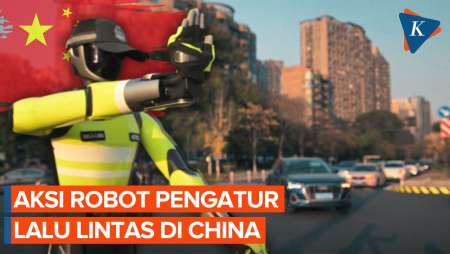 Aksi Robot Polantas China, Bisa Atur Jalan sampai Tegur Pelanggar Lalu Lintas