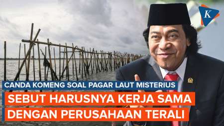 Canda Komeng soal Pagar Laut Misterius: Harusnya Kerja Sama dengan Perusahaan Terali