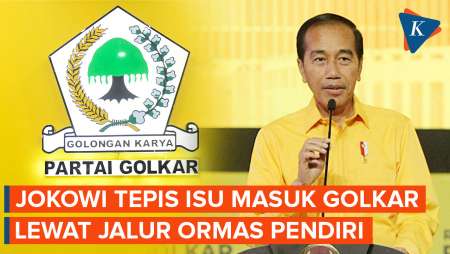 Jokowi Tepis Isu Masuk Golkar Jalur Ormas Pendiri