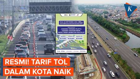 Hari Ini, Tarif Tol Dalam Kota Resmi Naik