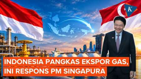 Respons PM Singapura Usai Indonesia Pangkas Ekspor Gas Alam