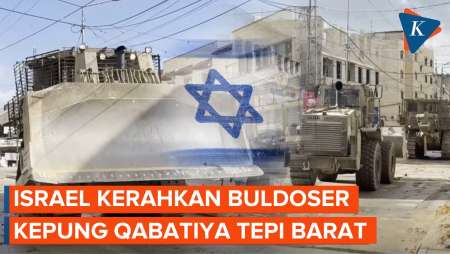 Kerahkan Buldoser, Pasukan Israel Kepung Qabatiya Tepi Barat