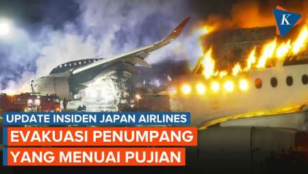 Japan Airlines Terbakar Tanpa Satupun Korban, Evakuasi Penumpang Menuai Sanjungan