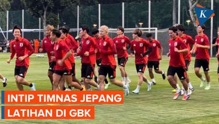 Momen Kubo, Endo, hingga Minamino Latihan di GBK Jelang Jepang Lawan Indonesia