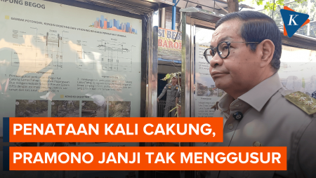 Pramono Janji Penataan Kali Cakung 8 Km Tanpa Penggusuran