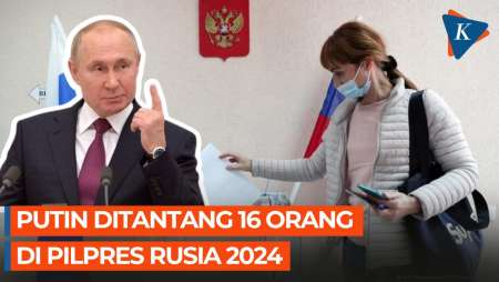 Putin Ditantang 16 Orang yang Daftar Jadi Capres Rusia di Pilpres 2024