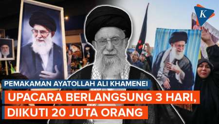 Upacara Pemakaman Ali Khamenei Berlangsung 3 Hari, Bakal Diikuti 20 Juta Orang