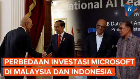 Dapat Rp 35 T, Investasi Microsoft di Malaysia Lebih Besar daripada di Indonesia