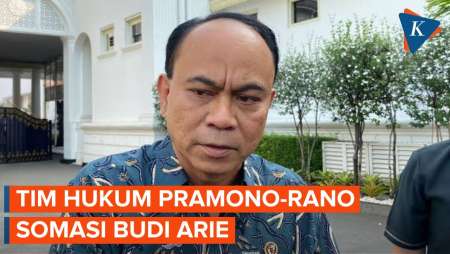 Tim Pramono-Rano Somasi Budi Arie soal Anggota Timses Dikaitkan Judol