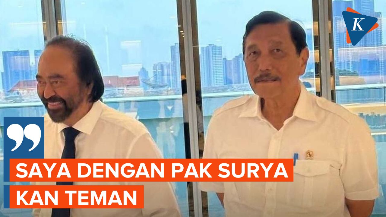 {FULL} Isi Pertemuan Ketua Umum Partai Nasdem Surya Paloh dengan Luhut Binsar Pandjaitan