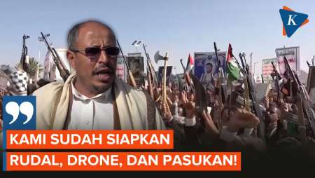 Houthi Ancam Luncurkan Rudal dan Drone jika Trump Relokasi Warga Gaza