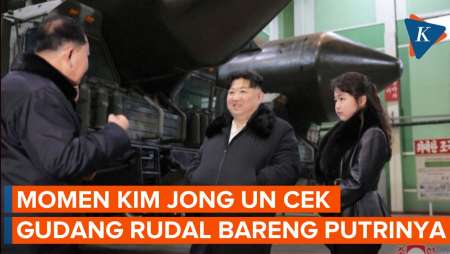 Senyum Kim Jong-un Saat Cek Pabrik Rudal yang Mampu Beri Kehancuran