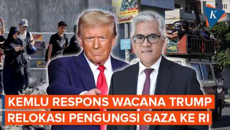 Respons Kemlu RI soal Wacana Donald Trump Relokasi Warga Gaza ke Indonesia