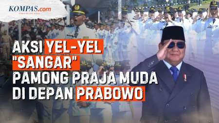 [FULL] Yel-yel Pamong Praja Muda Di Hadapan Prabowo