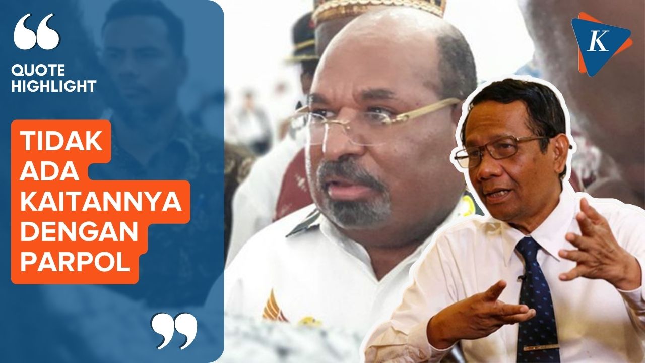 Mahfud MD Tegaskan Kasus Korupsi Lukas Enembe Bukan Rekayasa Politik