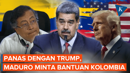 Maduro Minta Bantuan Militer Kolombia Lawan Ancaman Trump