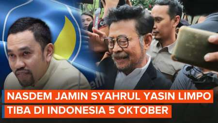 Nasdem Jamin Menteri Syahrul Yasin Limpo Sudah di Indonesia 5 Oktober