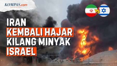 Iran Lagi-lagi Bombardir Kilang Minyak Di Haifa Israel