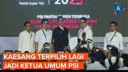 Kaesang Resmi Terpilih Lagi Jadi Ketua Umum PSI
