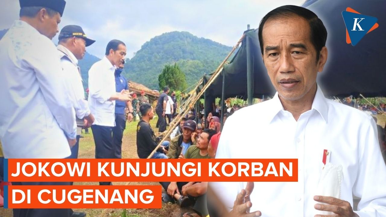 Jokowi Datangi Cugenang, Lokasi Terparah Terdampak Gempa Cianjur