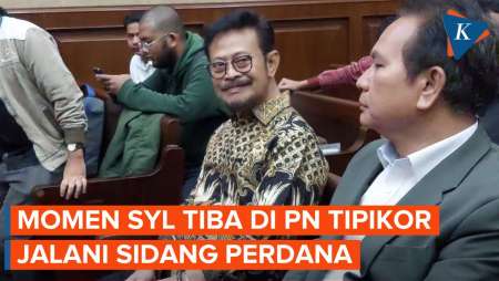 SYL Tiba di PN Tipikor Jalani Sidang Perdana Kasus Dugaan Pemerasan dan Gratifikasi